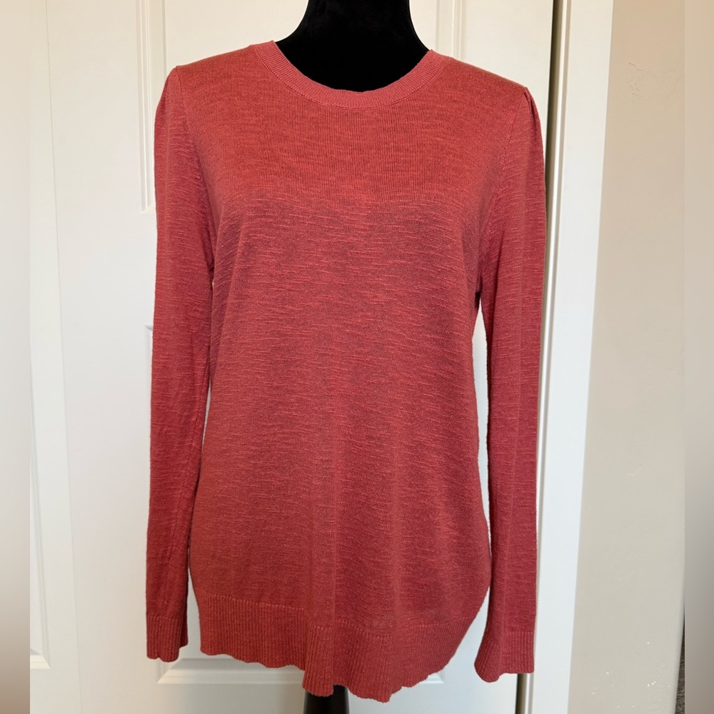 Market & Spruce Coral Sweater